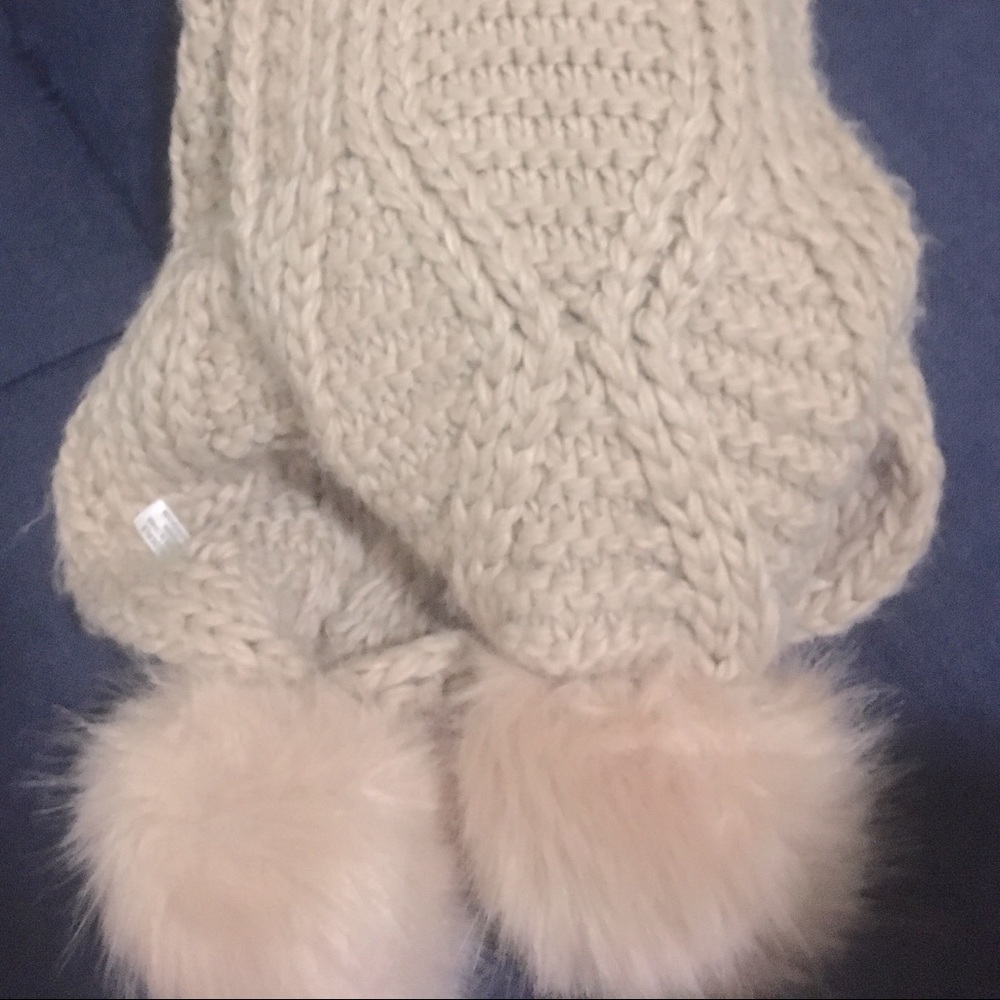 Top shop blush knit scarf